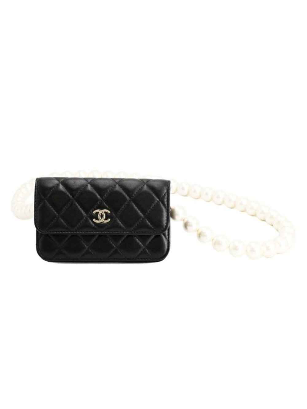 Chanel Chain Wallet Mini Pearl Shoulder Bag